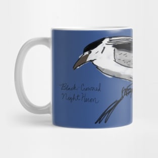 Black Crowned Night Heron Mug